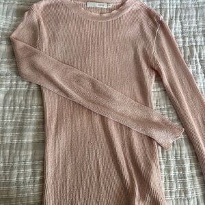 Achro pink Ribbed Sweater